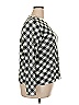 Kim Rogers 100% Cotton Checkered-gingham Green Long Sleeve T-Shirt Size XXL - photo 4