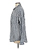 O'Neill 100% Cotton Stripes Gray Long Sleeve Button-Down Shirt Size M - photo 5