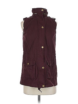 J.Jill Burgundy Vest Size XS