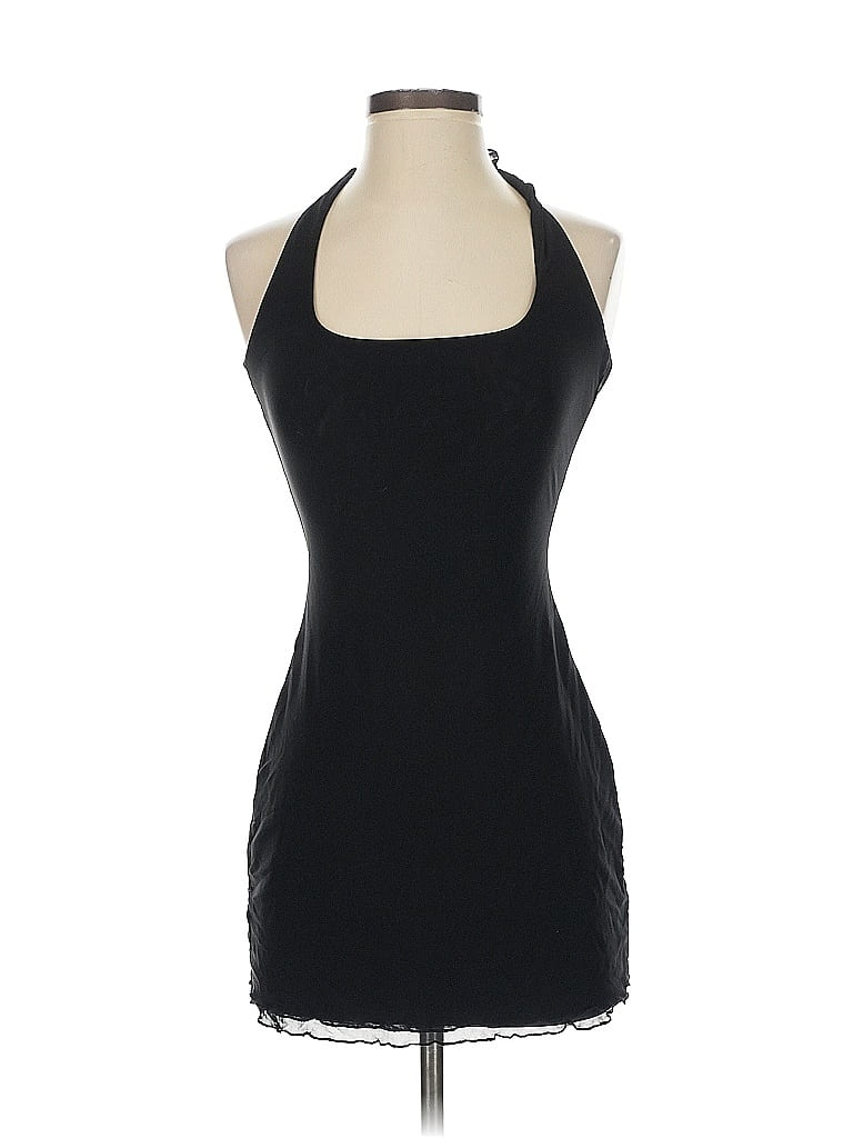 White Fox Solid Black Cocktail Dress Size S - photo 1