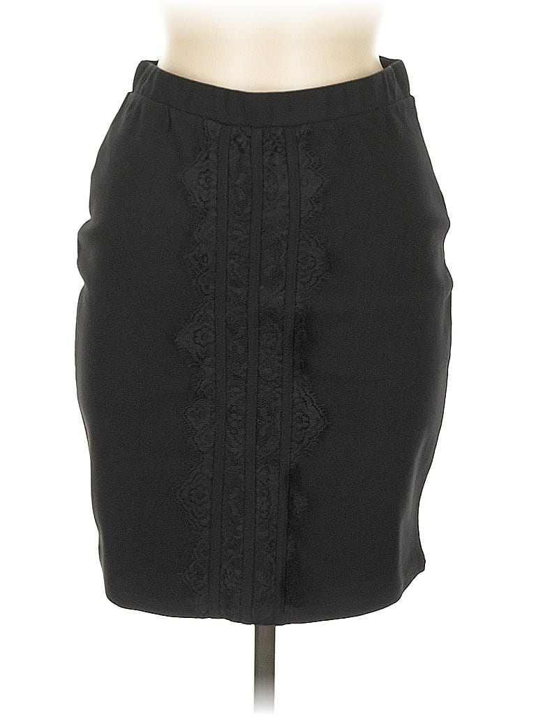 Haute Monde Solid Black Formal Skirt Size M - photo 1