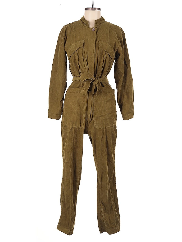 Alex Mill 100% Cotton Solid Brown Jumpsuit Size M - photo 1