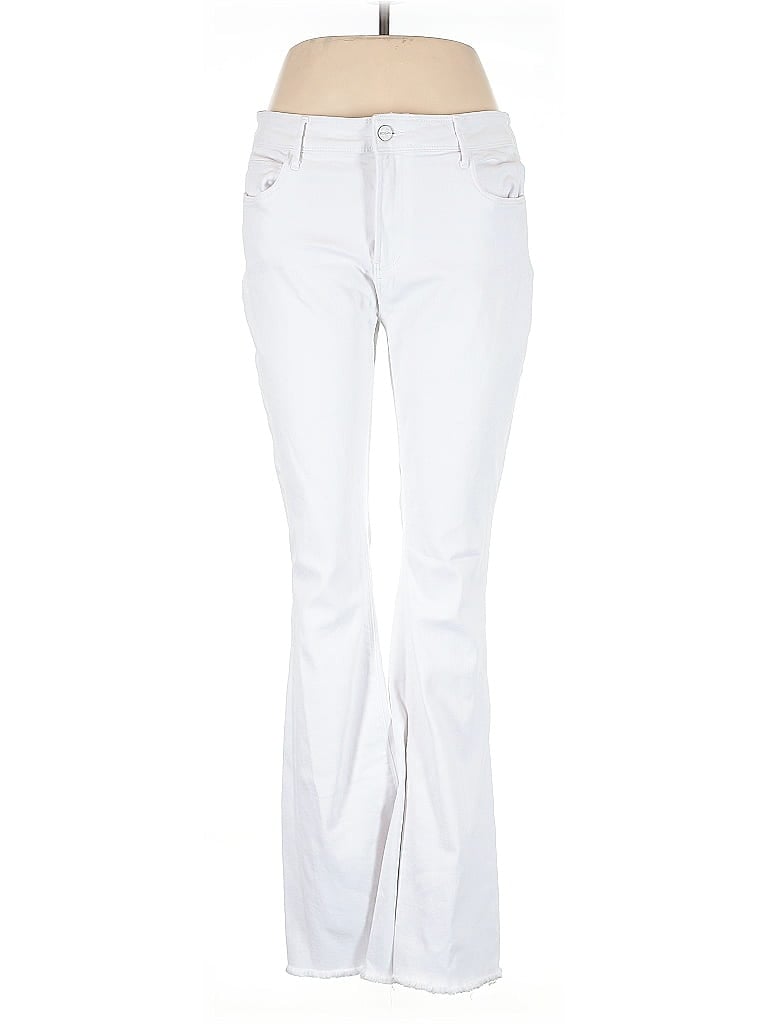 Pre-owned Hint Of Blu Jeans In White