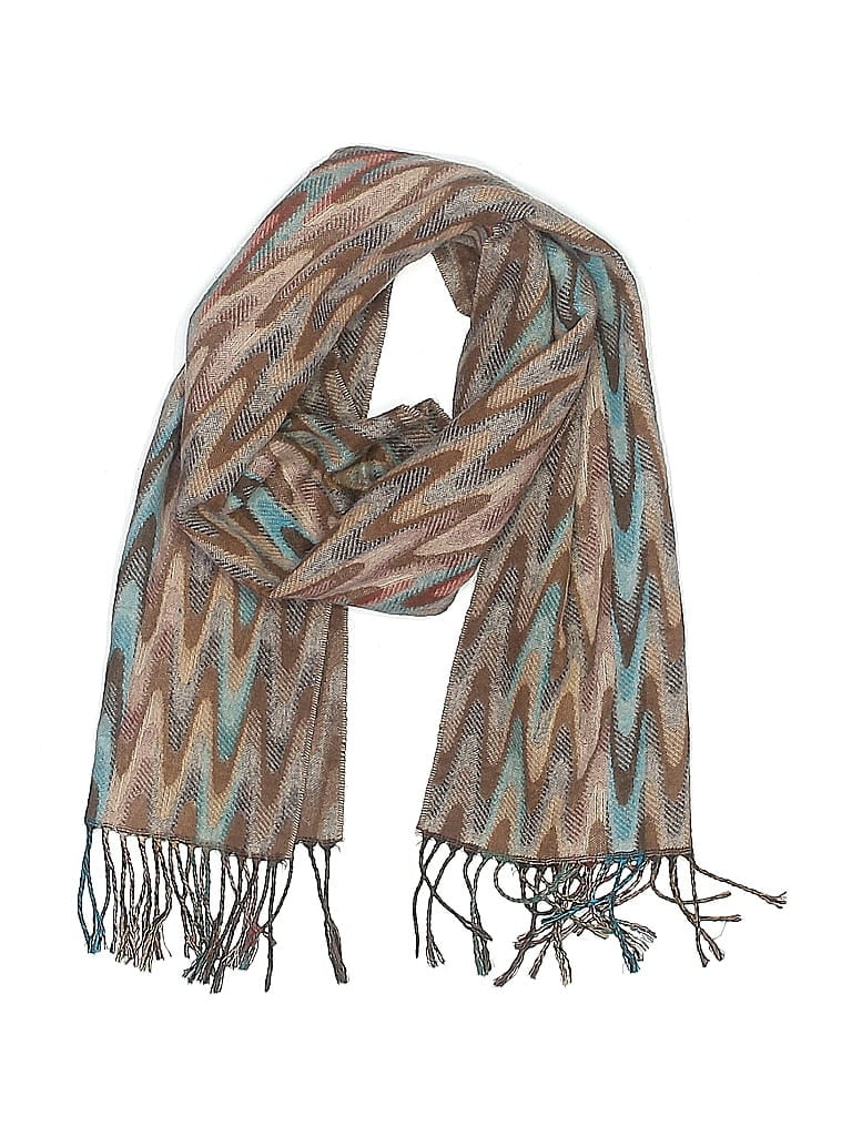 Pre-owned Preston & York Scarf In Brown