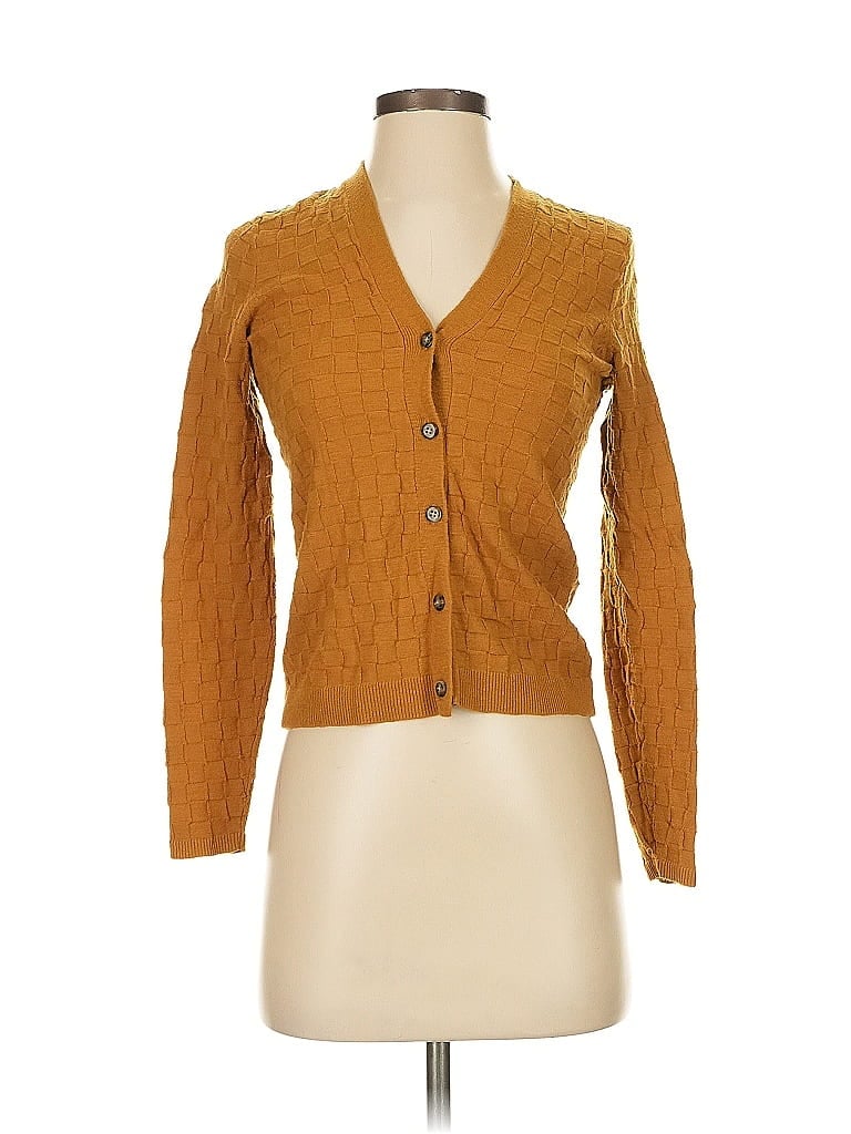 Pre-owned Madewell Cardigan Sweater In Brown