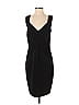 Calvin Klein Chevron-herringbone Black Cocktail Dress Size 1 - photo 1