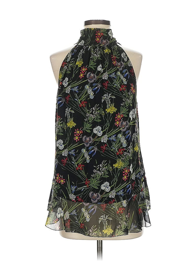 Pre-owned Max Studio Sleeveless Blouse In Black