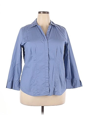 Croft & Barrow 3/4 Sleeve Button-Down Shirt (view 1)
