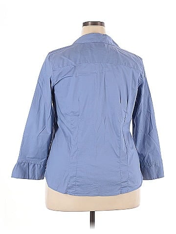 Croft & Barrow 3/4 Sleeve Button-Down Shirt (view 2)