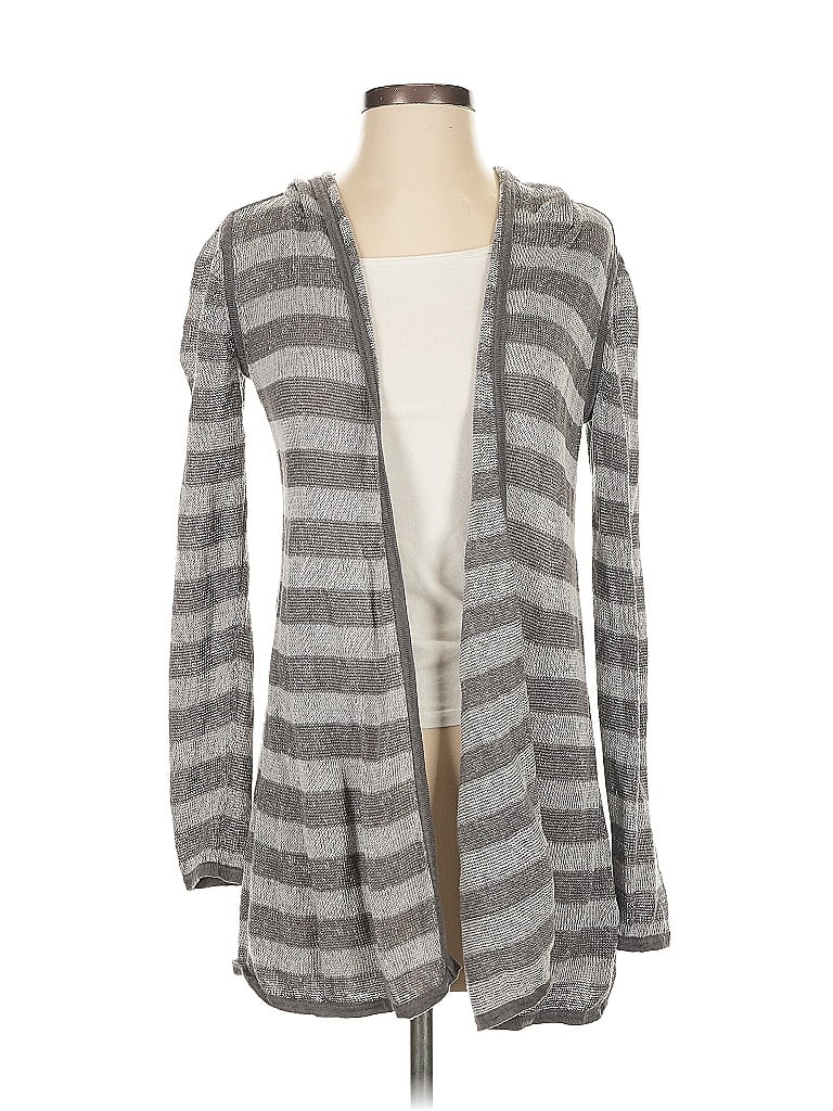 Pre-owned Eileen Fisher Cardigan Sweater In Gray