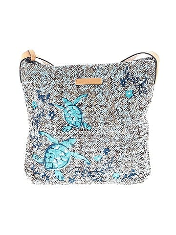 Vera Bradley Mint Brown Sea Life Straw Crossbody (view 1)