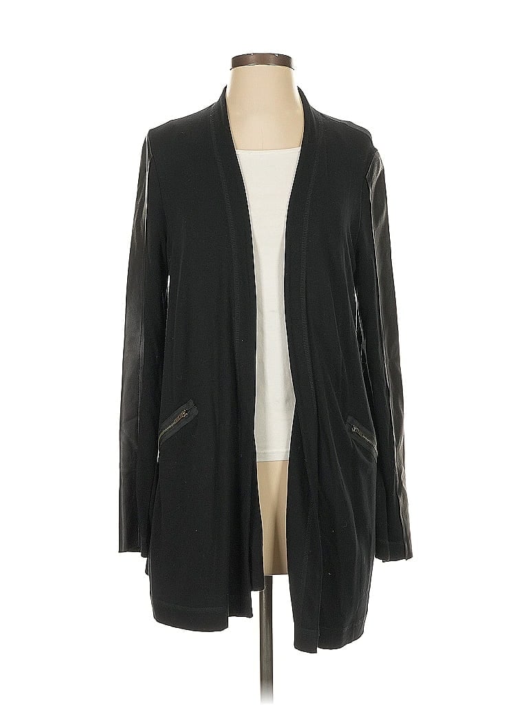 Pre-owned Michael Stars Coat In Black