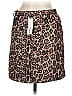BB Dakota Animal Print Brown Casual Skirt Size 8 - photo 2