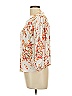 Everly 100% Rayon Ivory 3/4 Sleeve Blouse Size L - photo 5