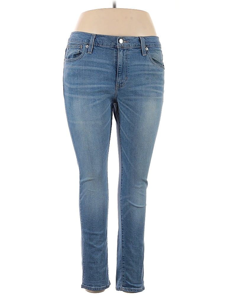 Pre-owned J.crew Factory Store Jeans In Blue