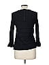 Wrap Black Gray Long Sleeve Top Size 8 - photo 2