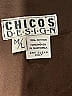 Chico's Design 100% Cotton Brown Vest Size Med - Lg - photo 7