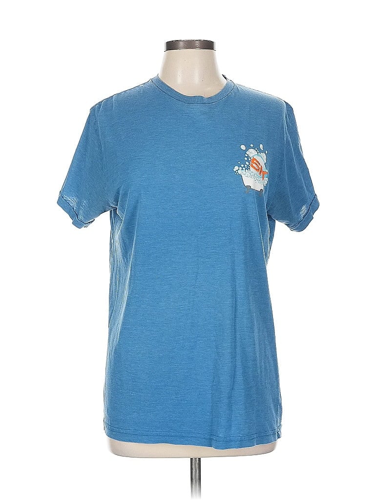 Pre-owned Assorted Brands Short Sleeve T-shirt In Blue