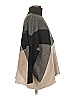 Joseph A. Color Block Gray Poncho Size M - photo 4