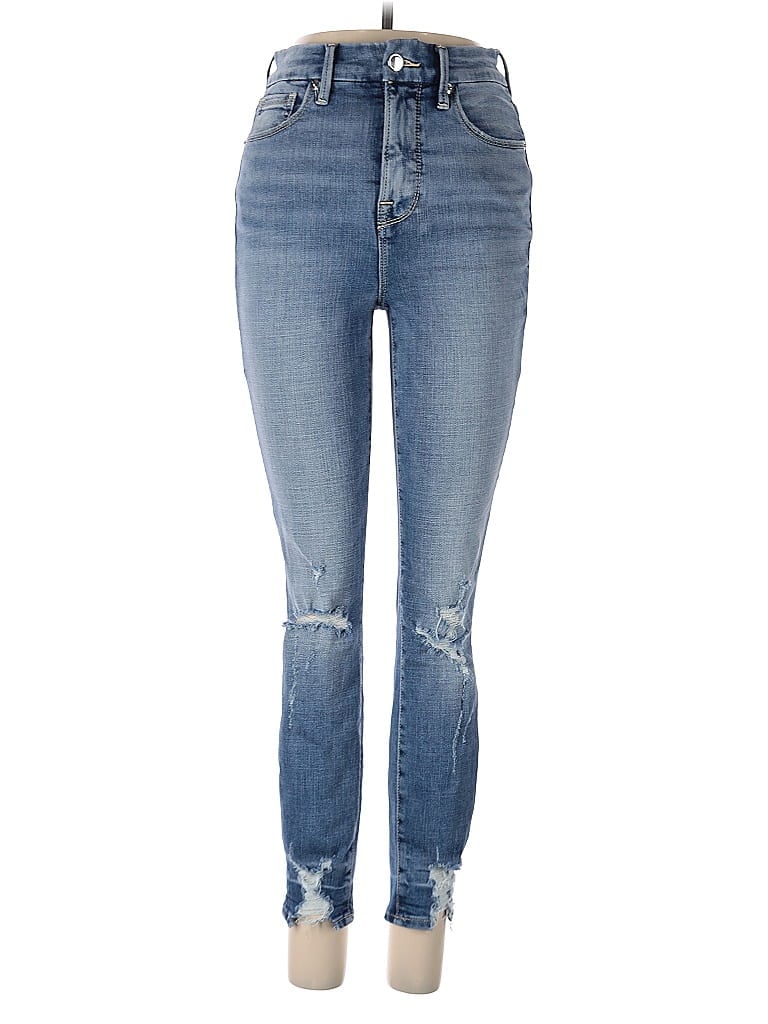 Pre-owned Good American Jeans In Blue