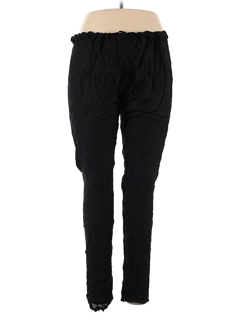 Pre-owned Unbranded Track Pants In Black