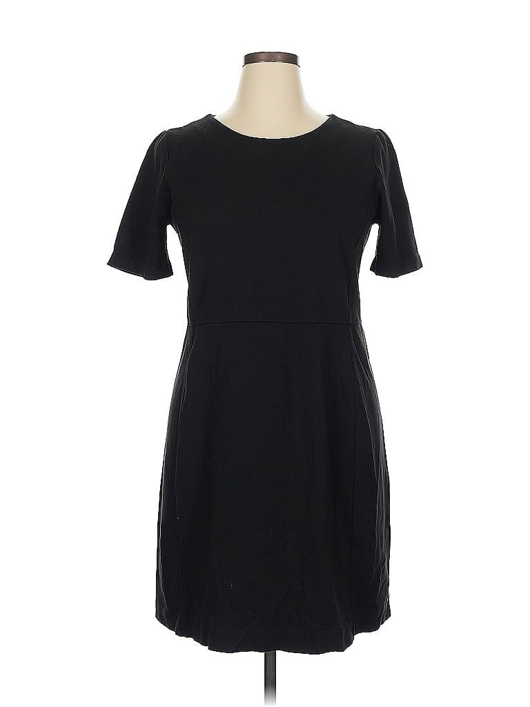 Pre-owned J.crew Factory Store Casual Dress In Black