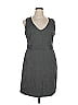Gap Outlet Chevron-herringbone Gray Casual Dress Size 16 - photo 1