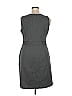 Gap Outlet Chevron-herringbone Gray Casual Dress Size 16 - photo 2