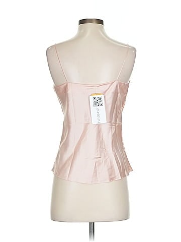Peggy Jennings Elegant Pink Silky Sleeveless Cami Top (view 2)