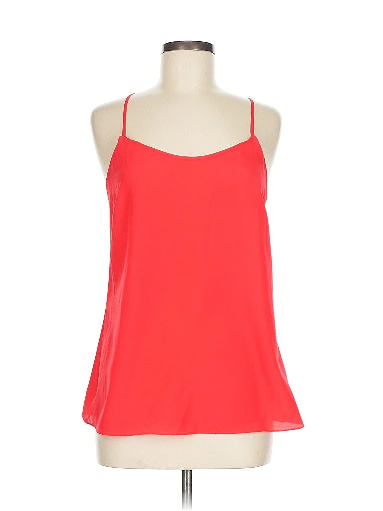 Pre-owned J.crew Factory Store Sleeveless Blouse In Red
