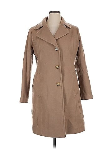 Anne Klein Wool Coat (view 1)