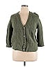 LA MAILLE SEZANE Paris Green Wool Cardigan Size XL - photo 1