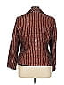 Doncaster Collection 100% Rayon Print Brown Blazer Size 14 - photo 2