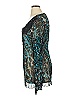Alberto Makali 100% Polyester Teal Long Sleeve Blouse Size XL - photo 5