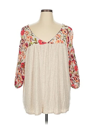 Oddi 3/4 Sleeve Blouse (view 1)