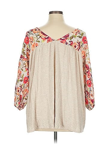 Oddi 3/4 Sleeve Blouse (view 2)