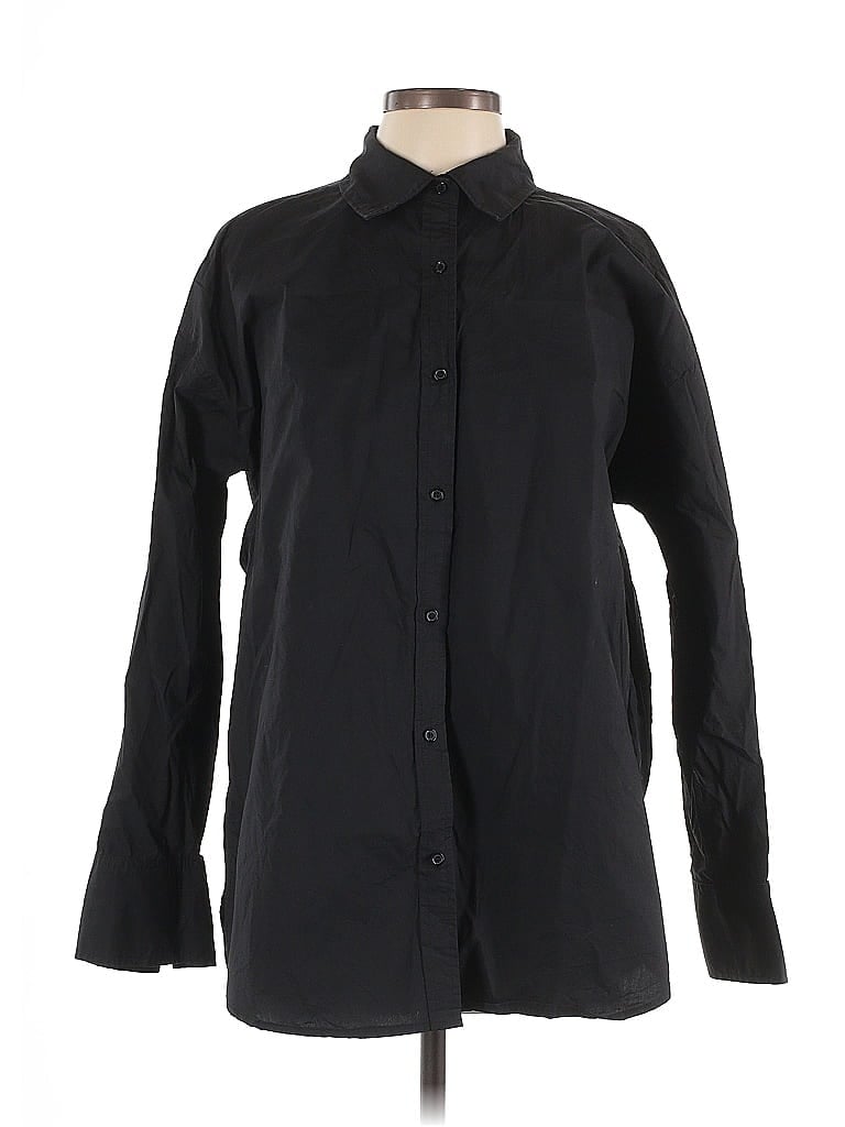Click to view more detailed imagery on our partner's website Pre-owned Nia Long Sleeve Button Down Shirt In Black