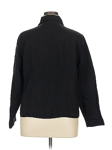 Chico's 3/4 Sleeve Silk Top (view 2)