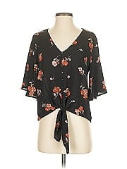 Lush Short Sleeve Blouse