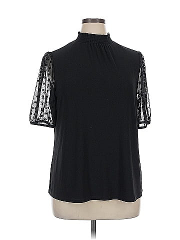 Anne Klein Short Sleeve Blouse (view 1)
