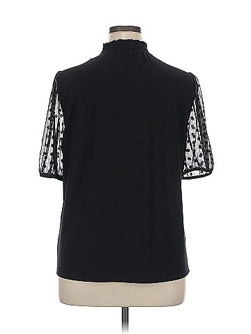 Anne Klein Short Sleeve Blouse (view 2)