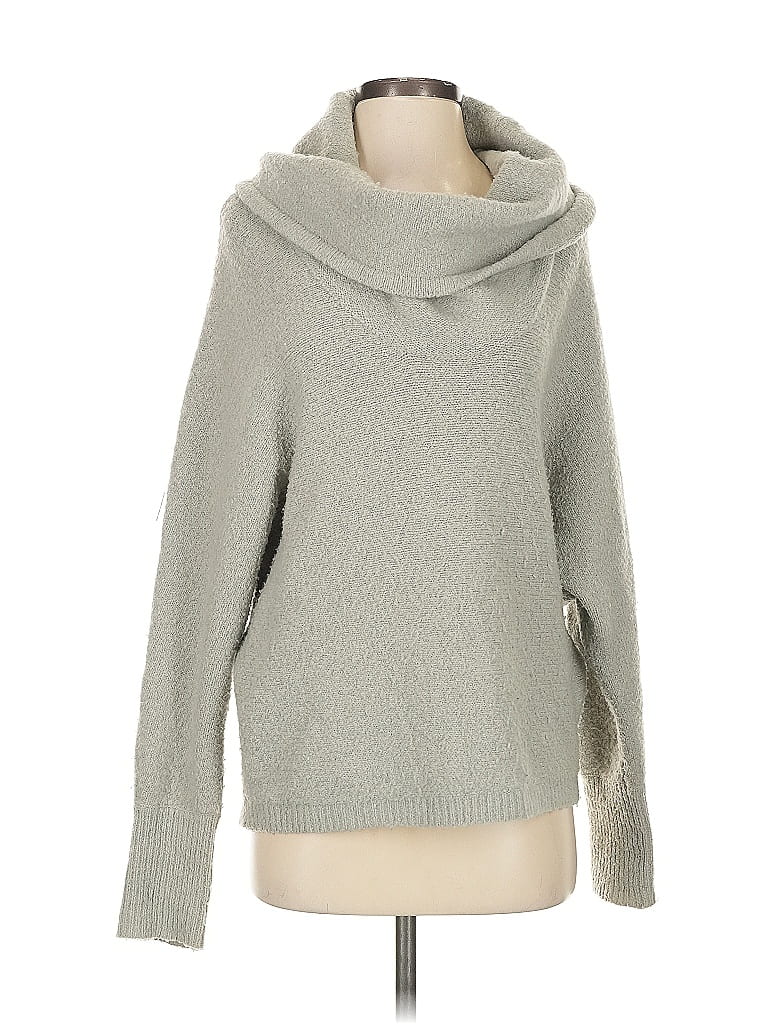 Pre-owned Bcbgmaxazria Turtleneck Sweater In Gray