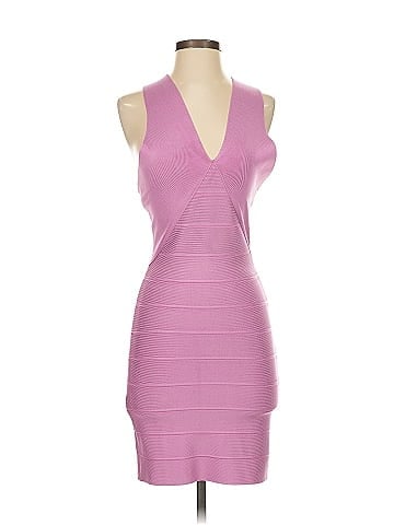 Herve Leger Crisscross Mini Bandage Dress (view 1)