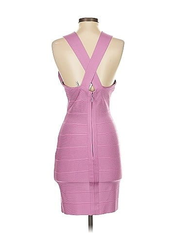 Herve Leger Crisscross Mini Bandage Dress (view 2)