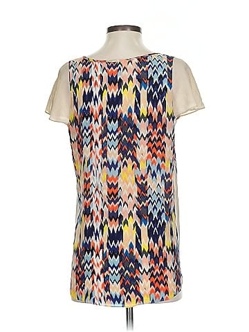Maeve Short Sleeve Silk Top (view 2)