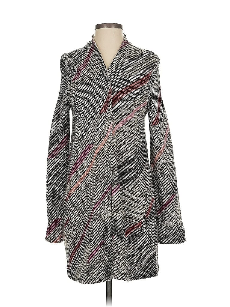 Pre-owned Nic + Zoe Cardigan Sweater In Gray