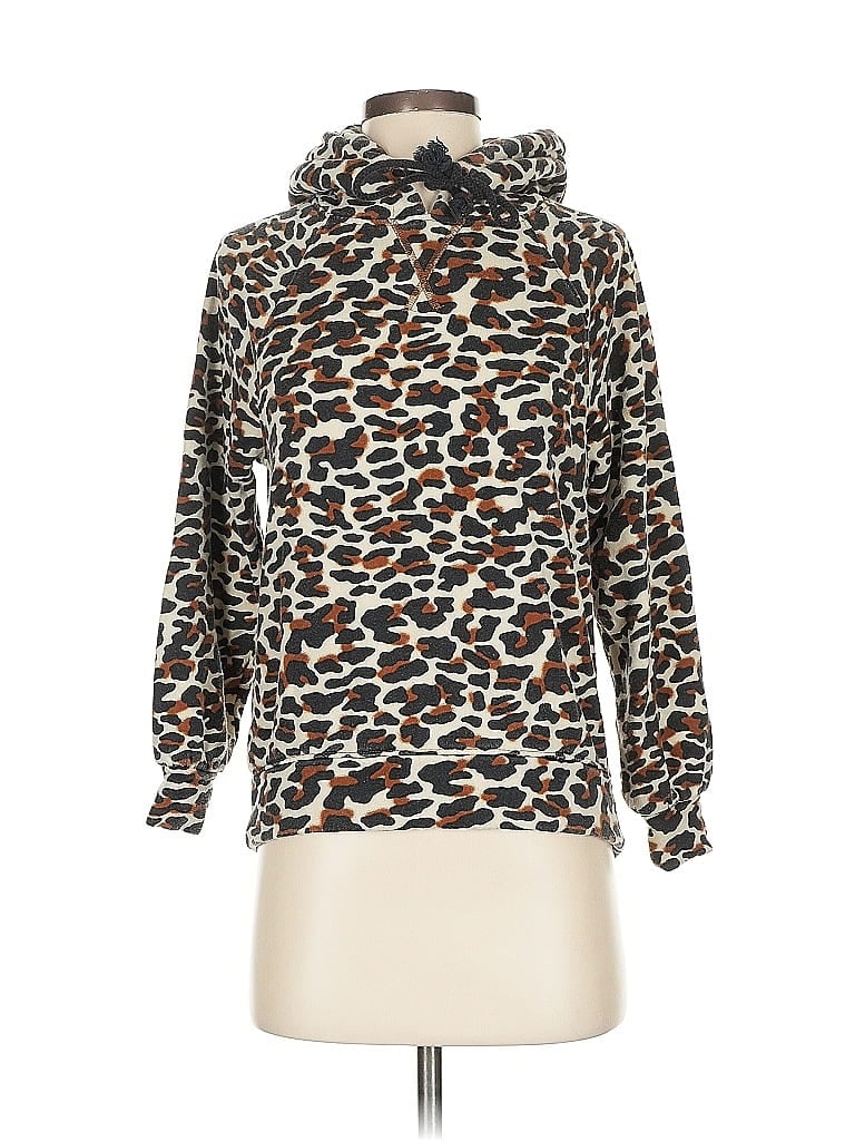 Pre-owned Lou & Grey Pullover Hoodie In Brown