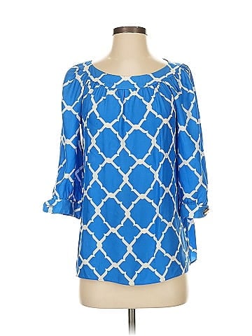 Alice & Trixie 3/4 Sleeve Silk Top (view 1)