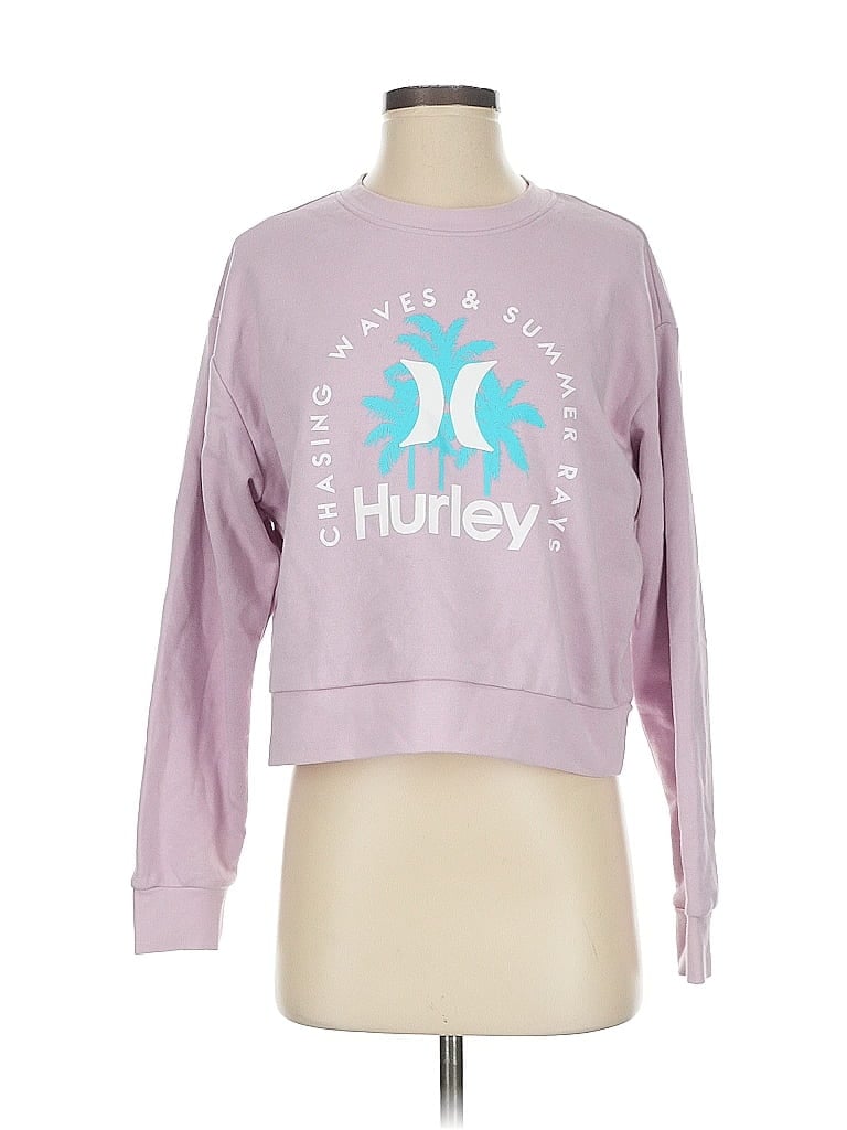 Click to view more detailed imagery on our partner's website Pre-owned Hurley Sweatshirt In Purple