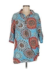 Ekouaer 3/4 Sleeve Button Down Shirt